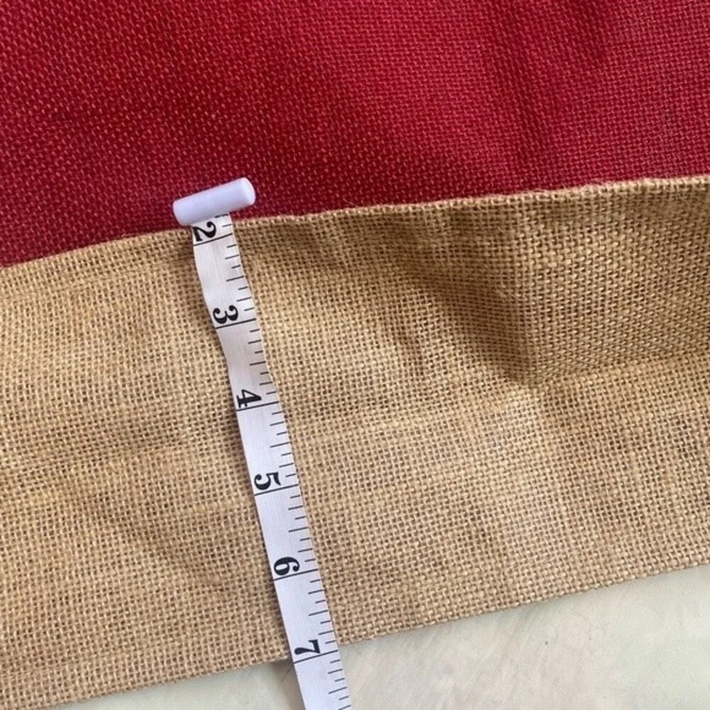 State Farm Promotional Rare  Burlap Reusable Jute Tote Bag Double Handles NWOT